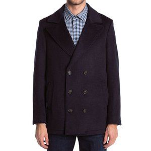 Jack Victor Elements Kai Wool Blend Doubleface Peacoat